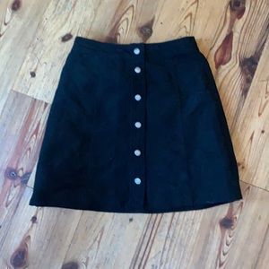 HM velvet skirt